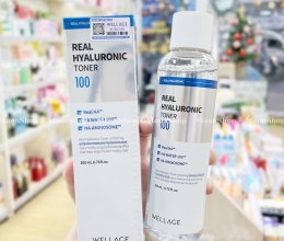 TONER WELLAGE REAL HYALURONIC BLUE AMPOULE 100 200ML - CHAI