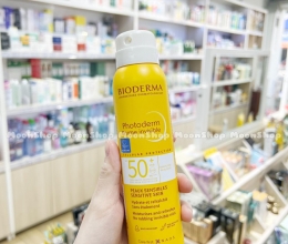 XỊT CHỐNG NẮNG BIODERMA PHOTODERM BRUME INVISIBLE SPF 50+ 150ML (NEW) - CHAI