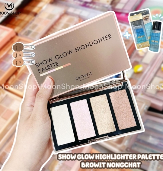 PHẤN HIGHLIGHT BROWIT BY NONGCHAT SHOW GLOW - HỘP